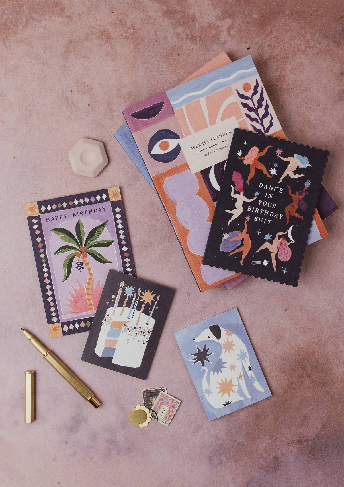 Starry Dog Mini Card | Mini Greeting Cards