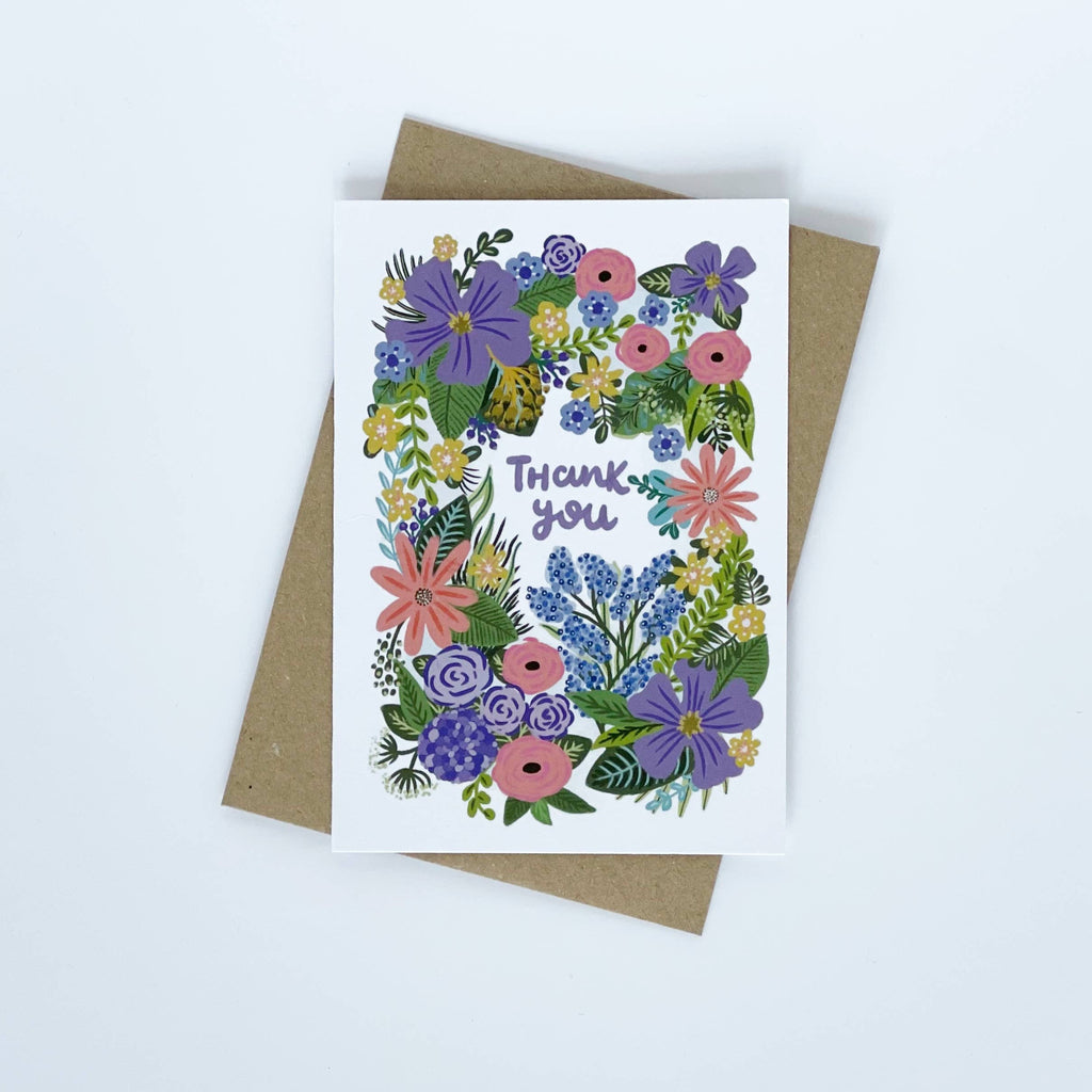 THANK YOU FLOWERS CARD