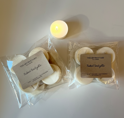 NAKED TEALIGHTS, SET OF 4