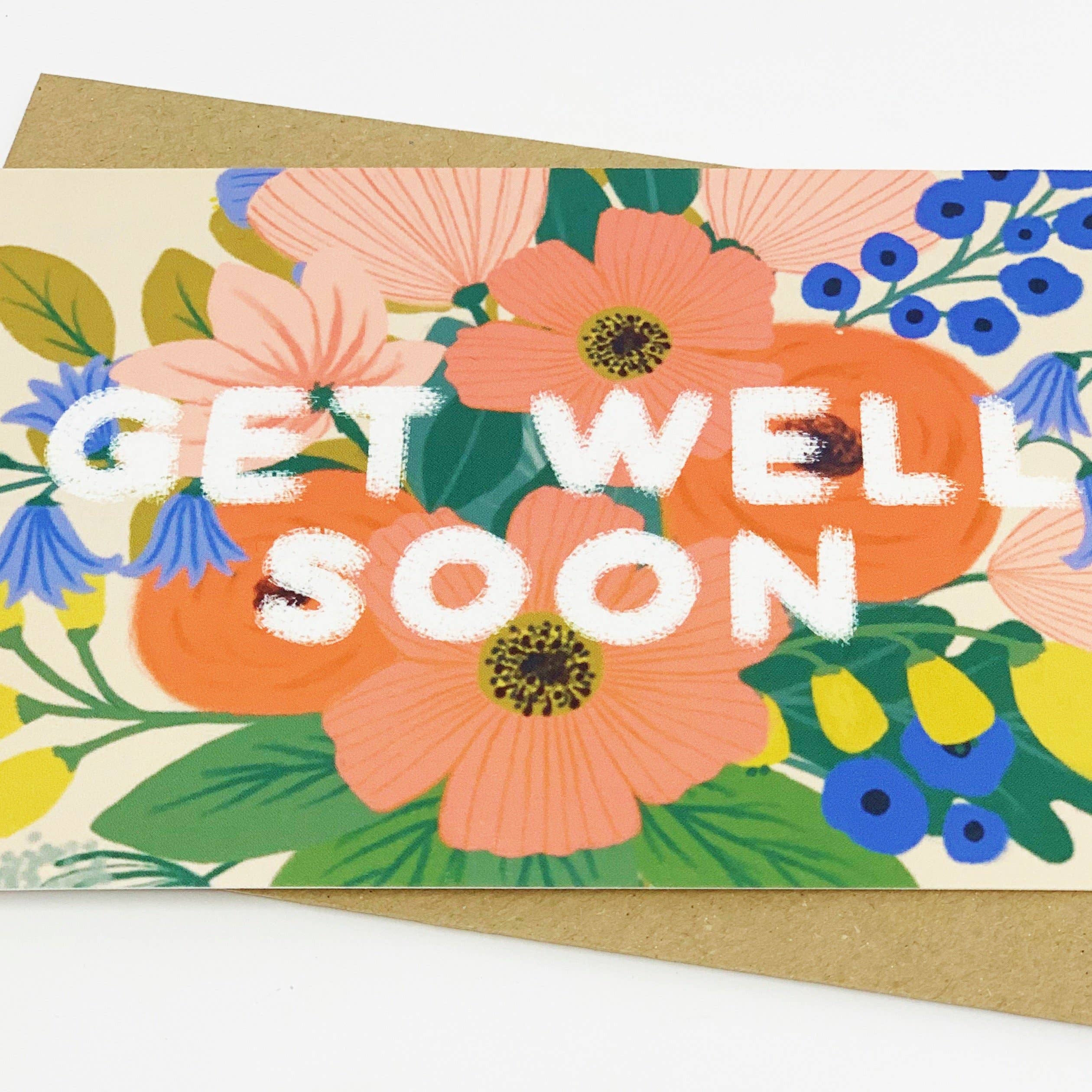 GET WELL SOON CARD