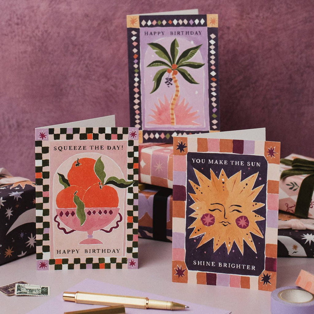 Squeeze The Day Oranges Card | Birthday Cards