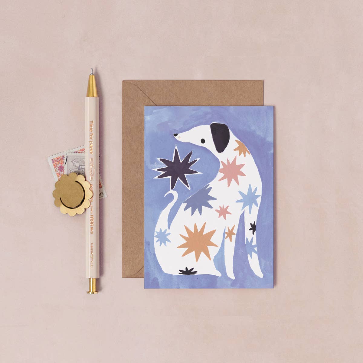 Starry Dog Mini Card | Mini Greeting Cards