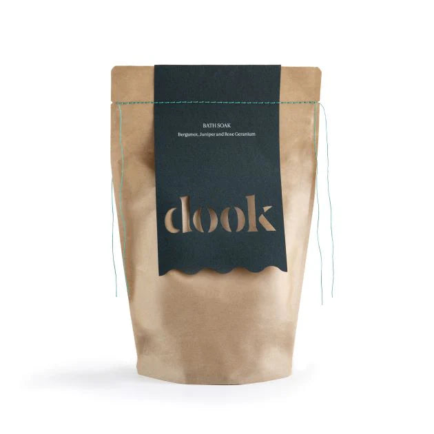 DOOK BATH SALTS, BERGAMOT-JUNIPER-ROSE GERANIUM