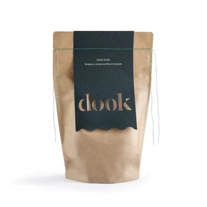 DOOK BATH SALTS, BERGAMOT-JUNIPER-ROSE GERANIUM