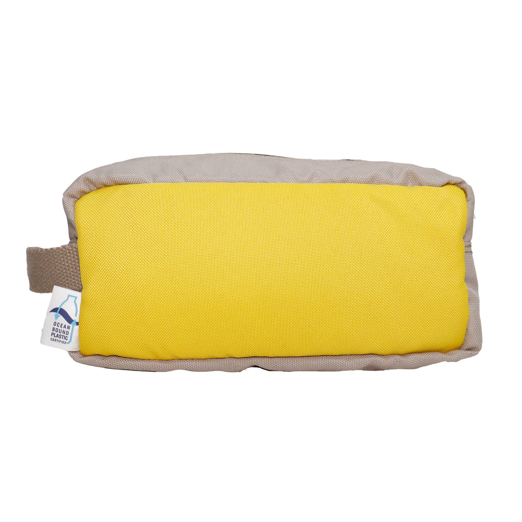 Cosmetics/Stationery Bag | Recycled Ocean Plastic | Yellow