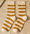 CLASSIC STRIPED SOCKS, GOLD