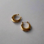CONTEMPORARY HOOP EARRING