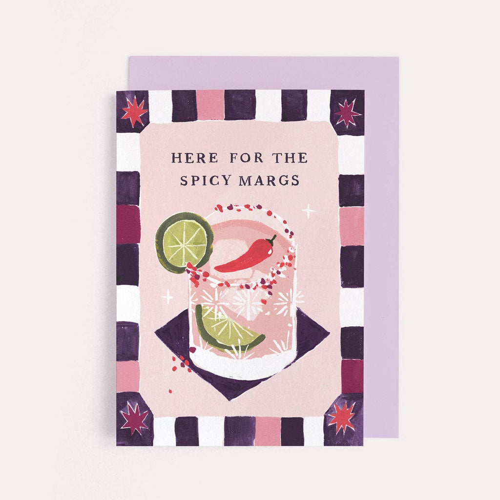 Spicy Margarita Birthday Card | Cocktails Birthday Cards
