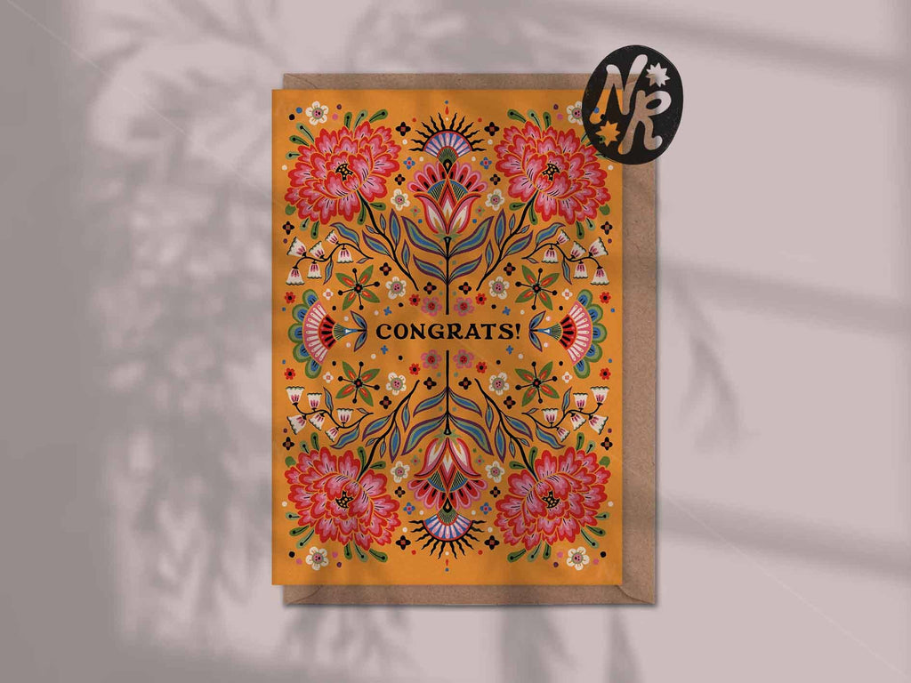 Congrats! A6 Greeting Card