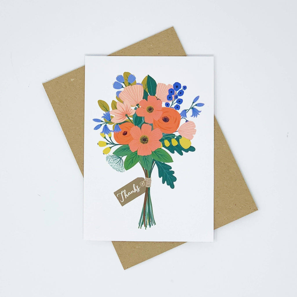 THANK YOU FLOWERS CARD