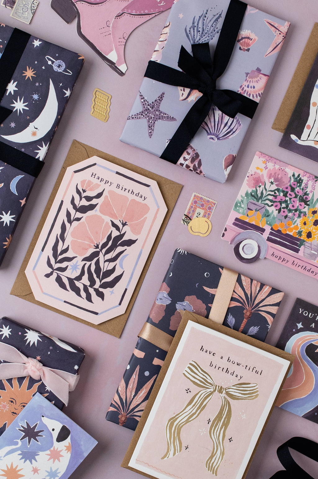 Starry Dog Mini Card | Mini Greeting Cards