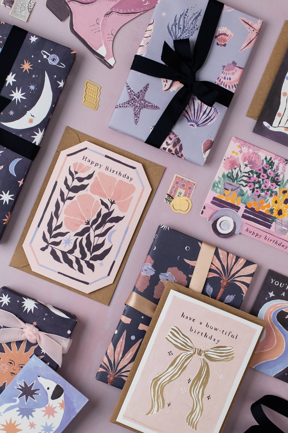 Starry Dog Mini Card | Mini Greeting Cards