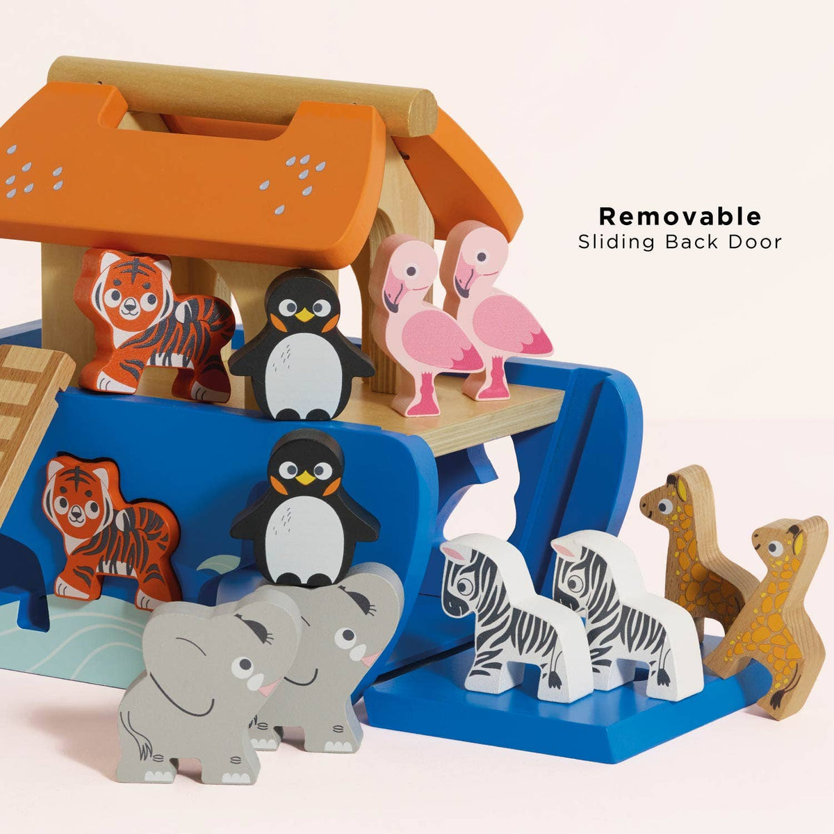 Wooden Ark & Animals Shape Sorter