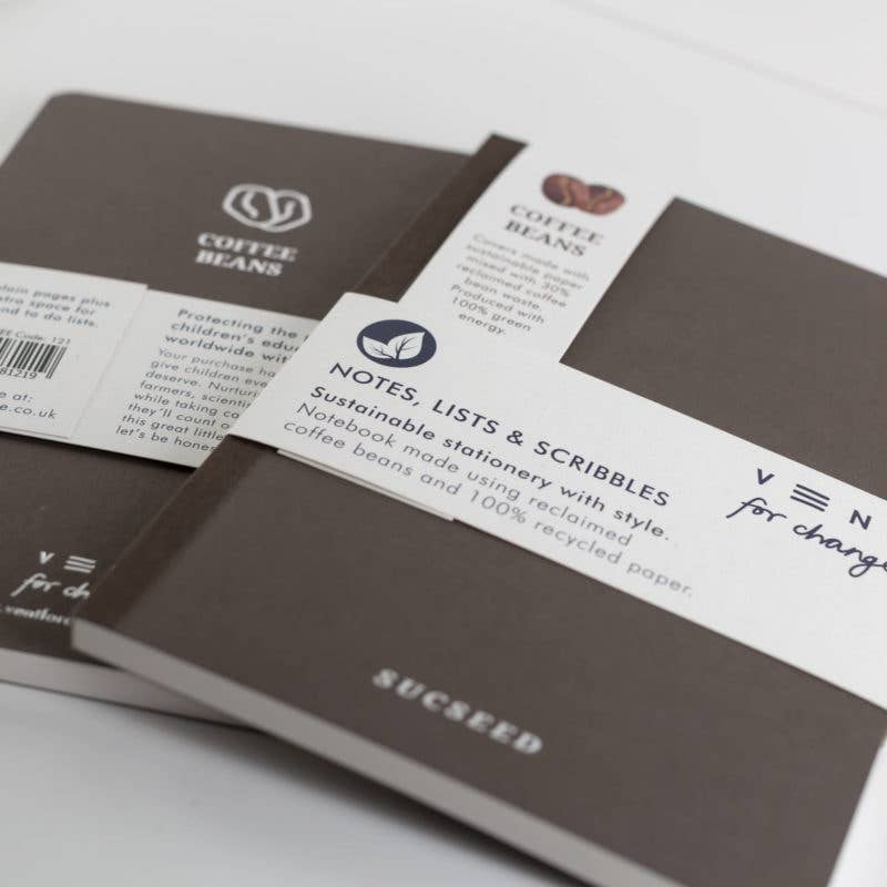 SUCSEED JOURNAL, RECLAIMED COFFEE BEANS