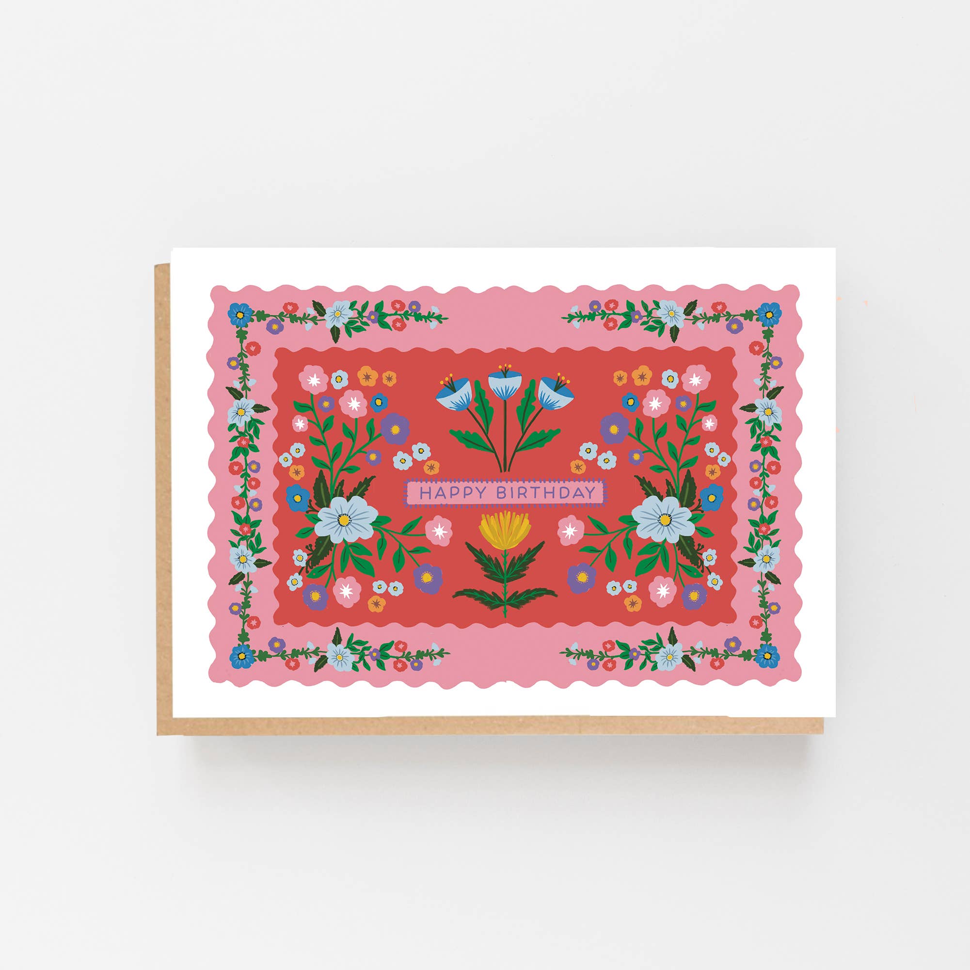HAPPY BIRTHDAY FOLK CARD