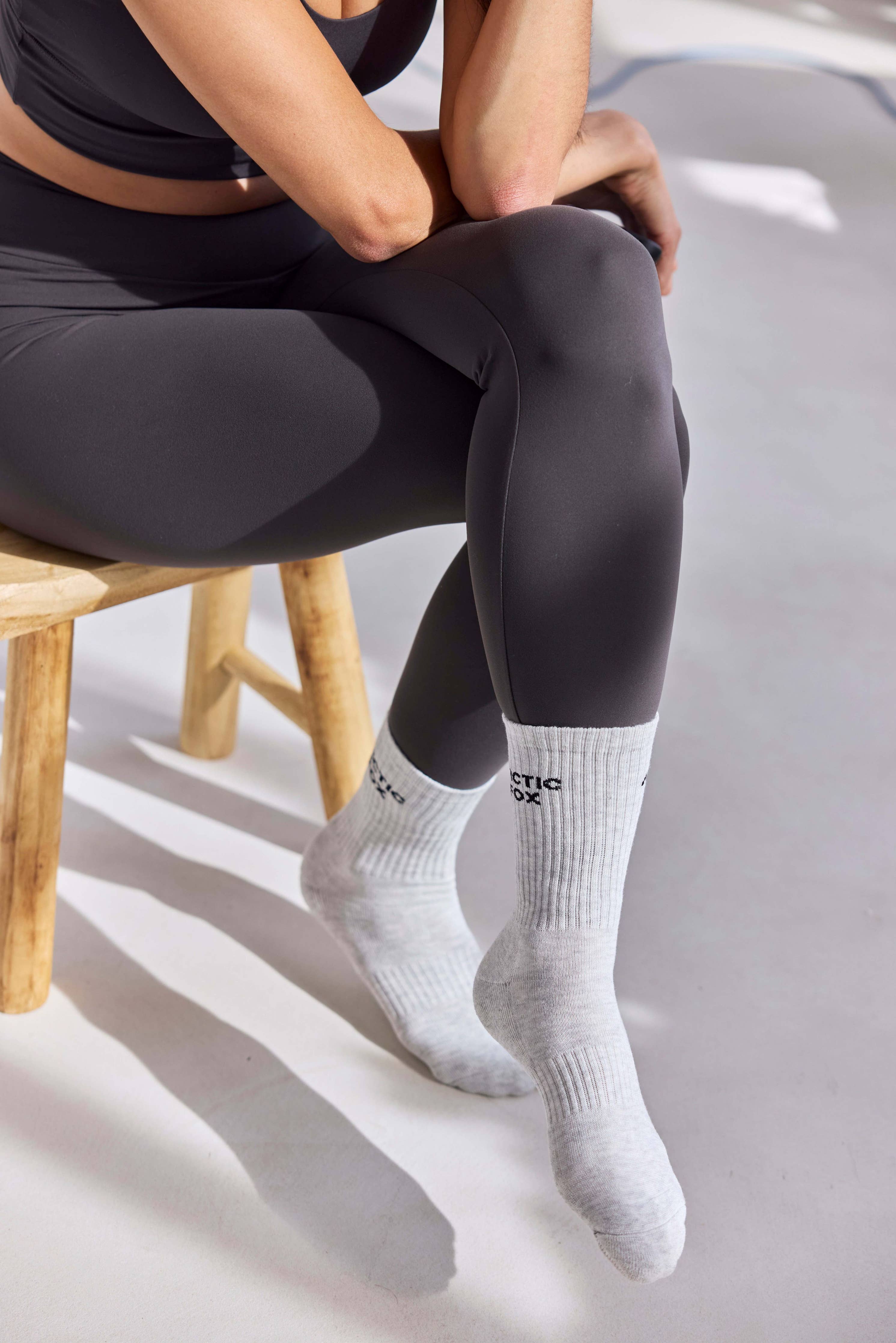 Sporty Socks | 100% Bamboo | Grey