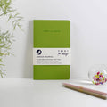 Notebook Recycled Leather Medium Journal | Green