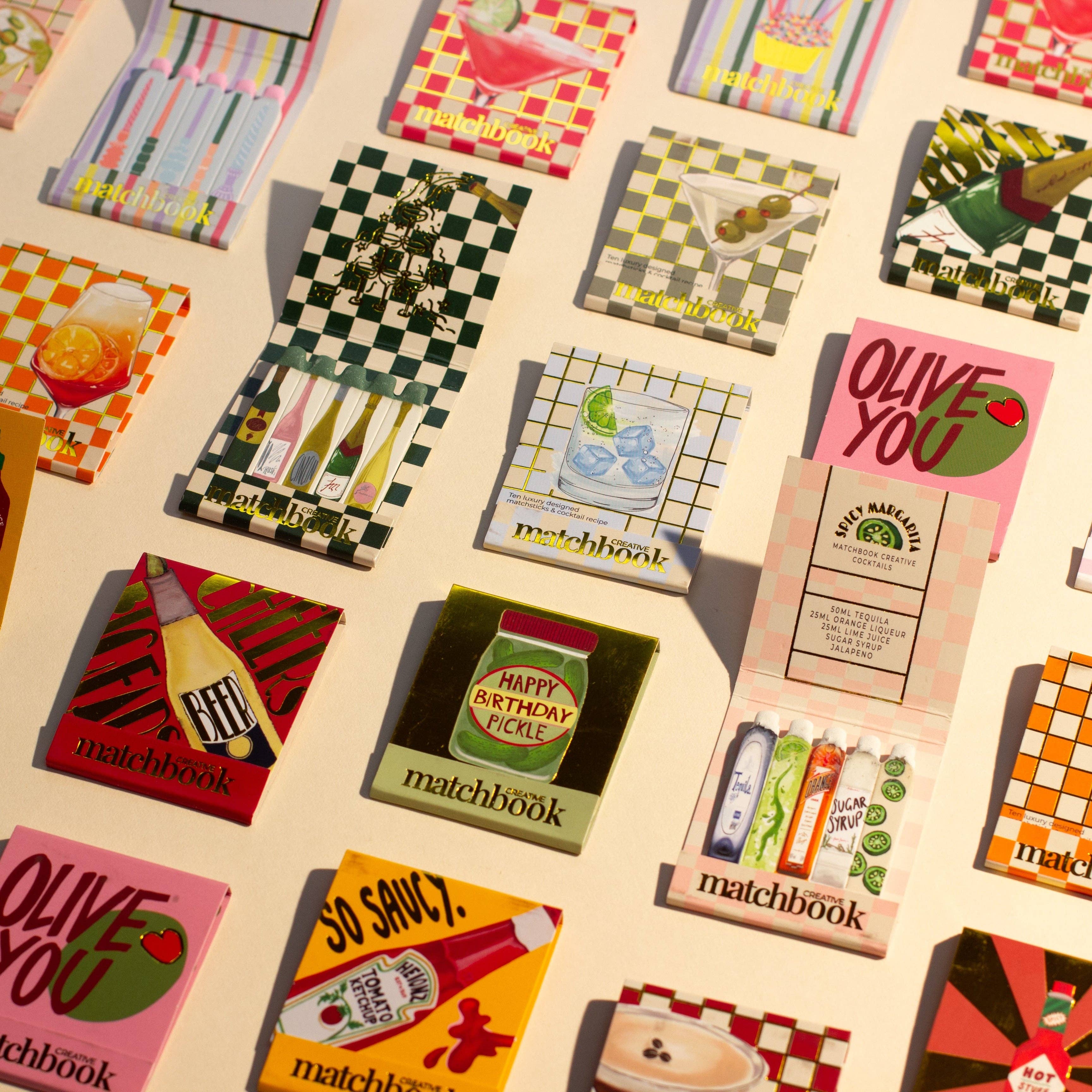 MATCHBOOK, MARTINI INGREDIENTS