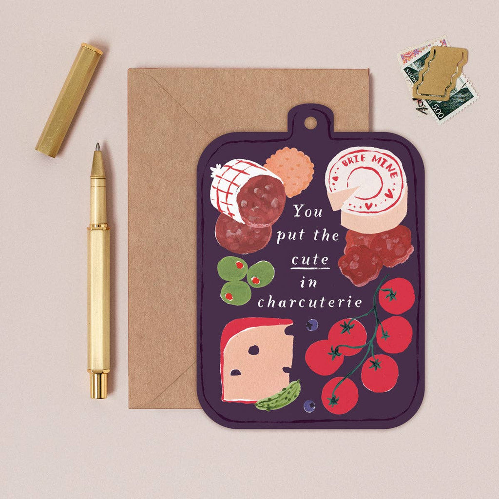 Cute in Charcuterie Board Card