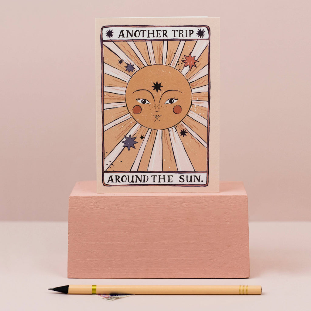 TAROT SUN BIRTHDAY CARD