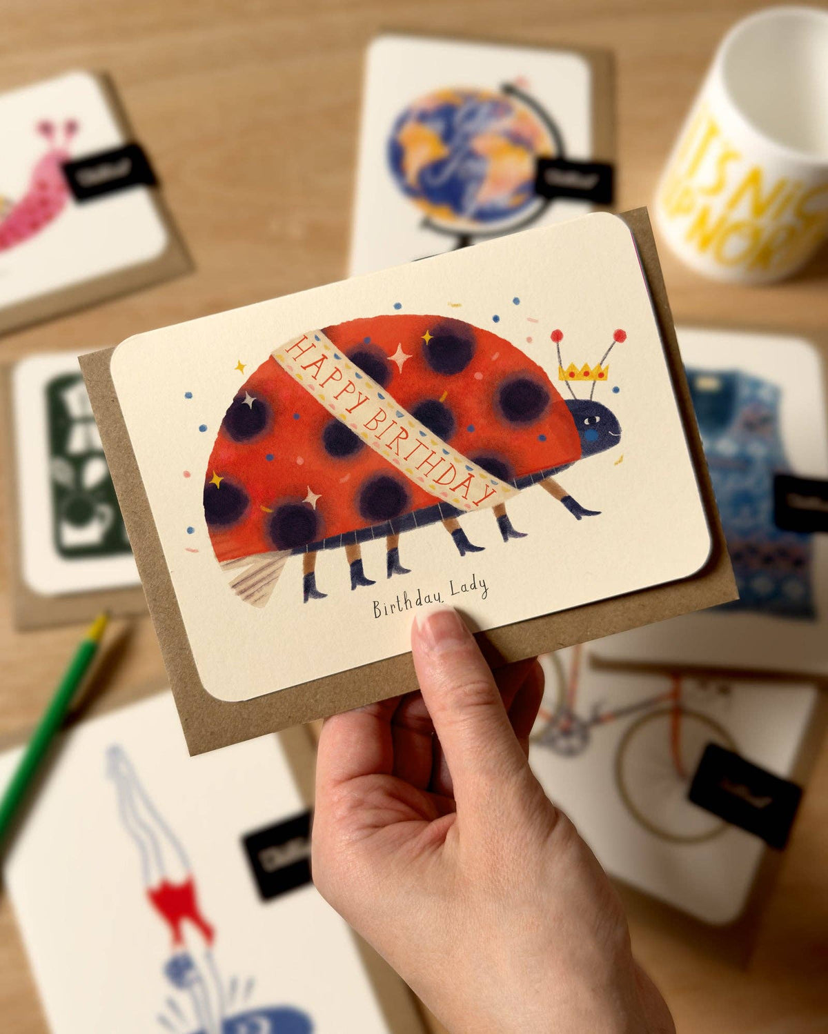 Birthday Ladybird Greetings Card