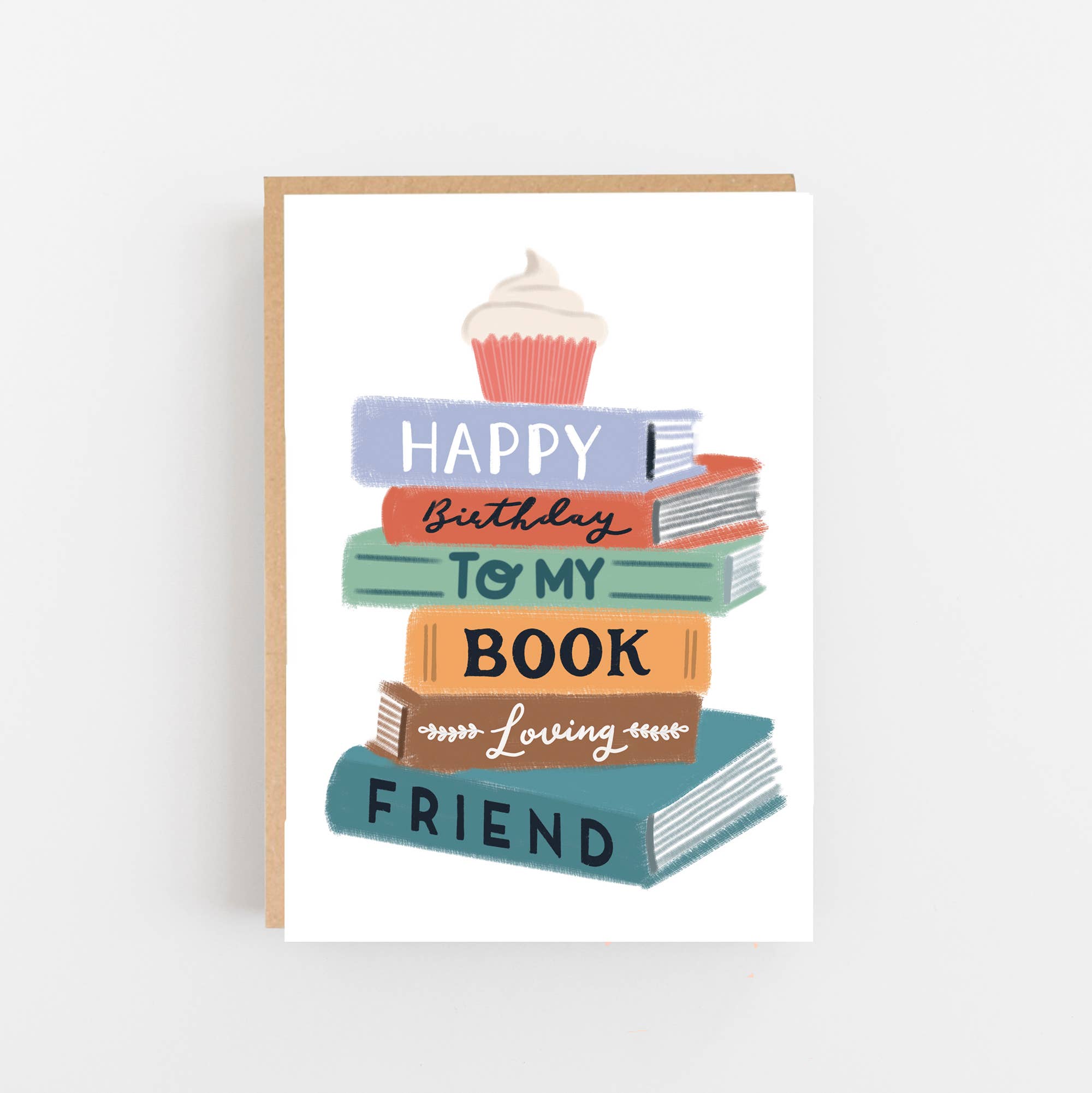 HAPPY BIRTHDAY BOOK LOVING FRIEND CARD