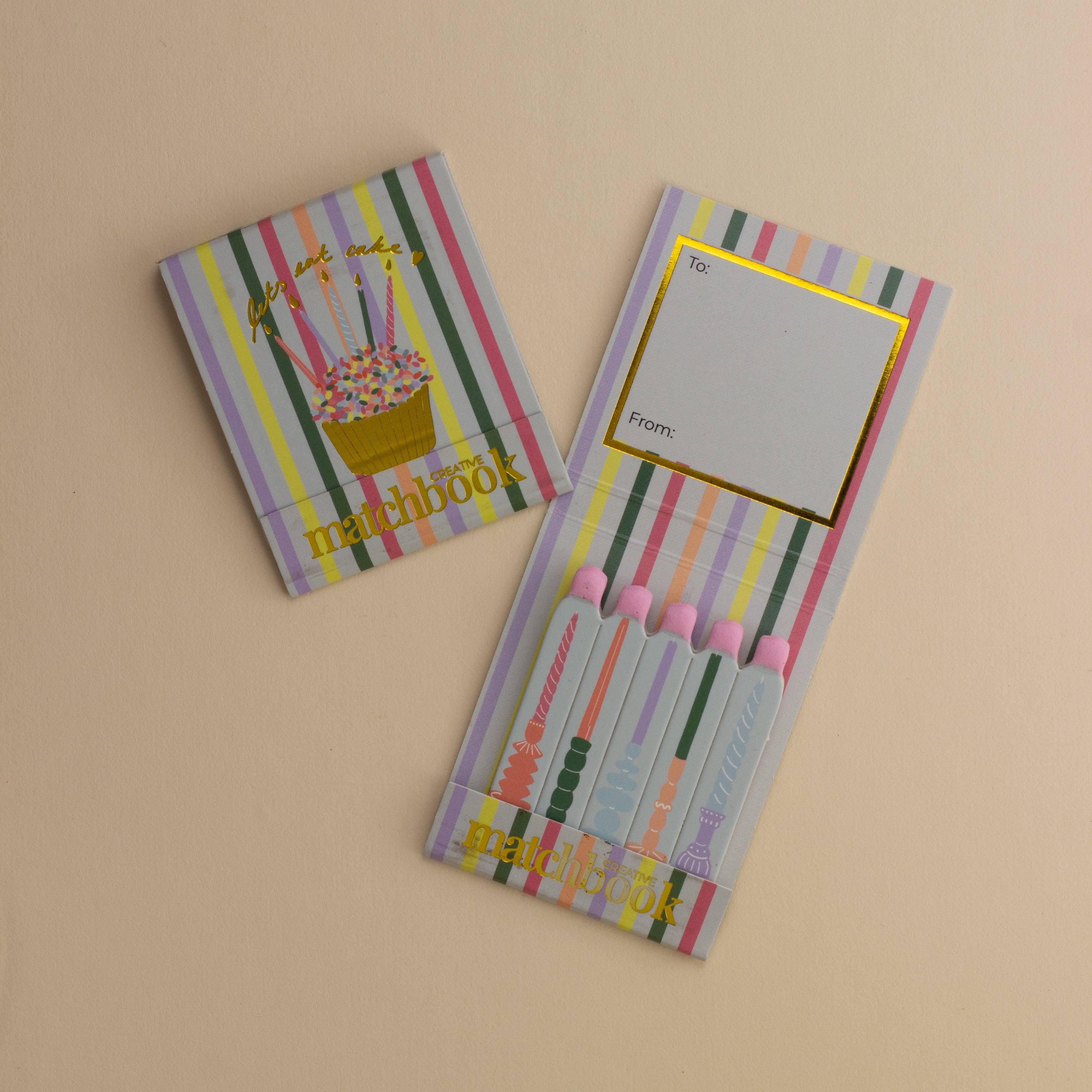 MATCHBOOK, LETS EAT CAKE