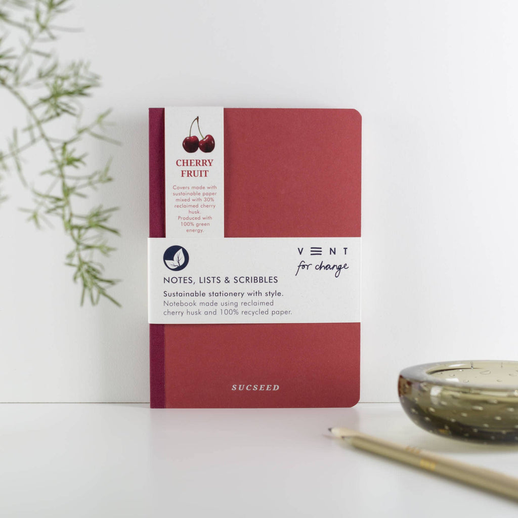 SUCSEED JOURNAL, RECLAIMED CHERRY HUSK
