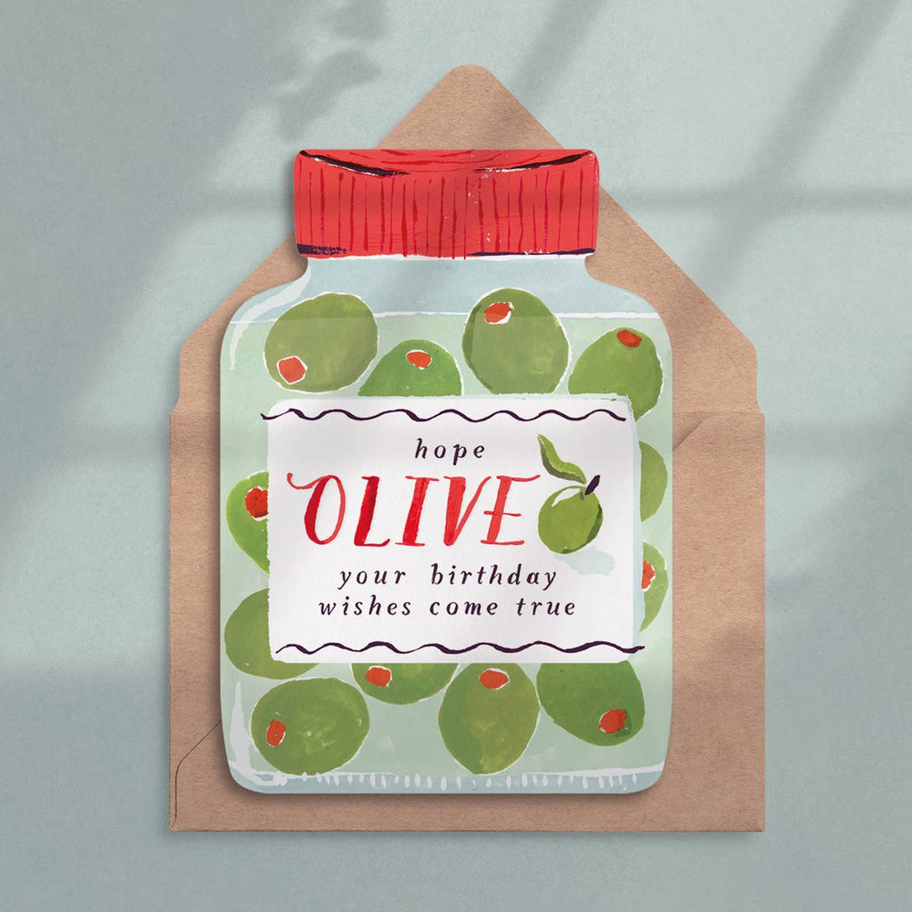 OLIVES BIRTHDAY CARD