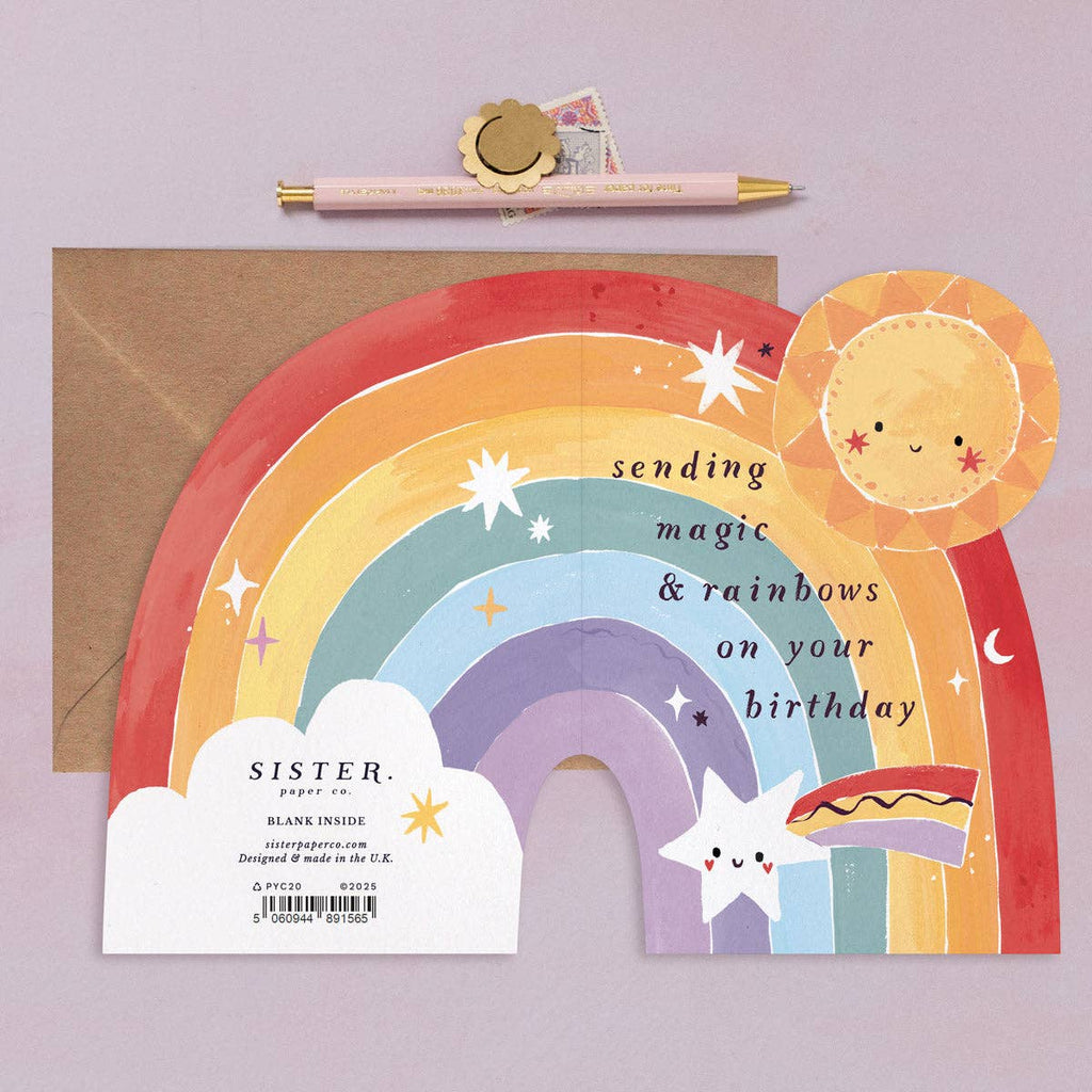 RAINBOW BIRTHDAY CARD