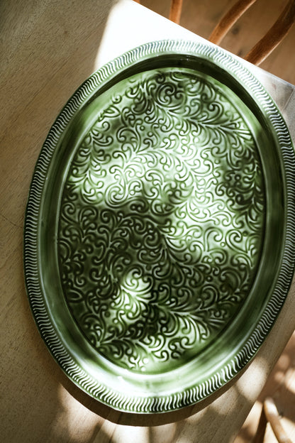 OVAL ENAMEL PLATTER