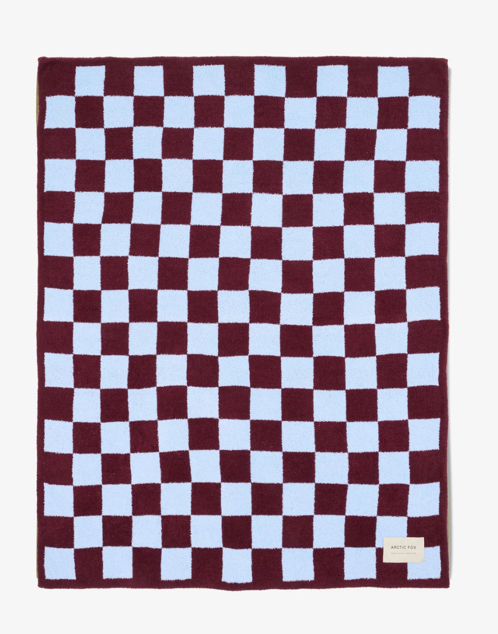 THE TEDDY THROW, PURPLE/BLUE