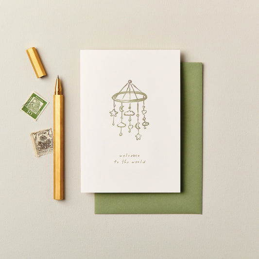 WELCOME TO THE WORLD CARD