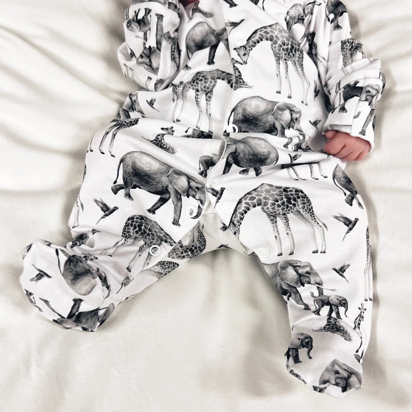 SAFARI ANIMAL SLEEPSUIT
