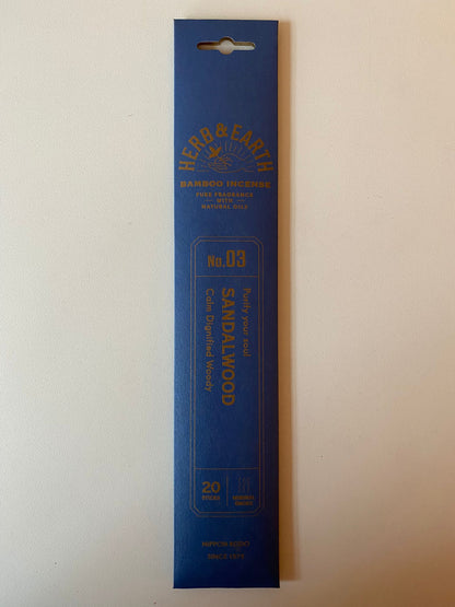 HERB & EARTH BAMBOO INCENSE
