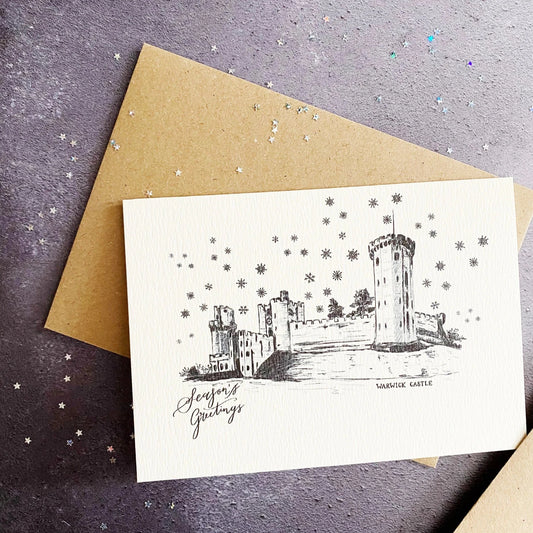 WARWICK CASTLE CHRISTMAS CARD