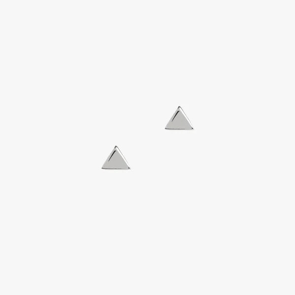 Triangle Studs Silver