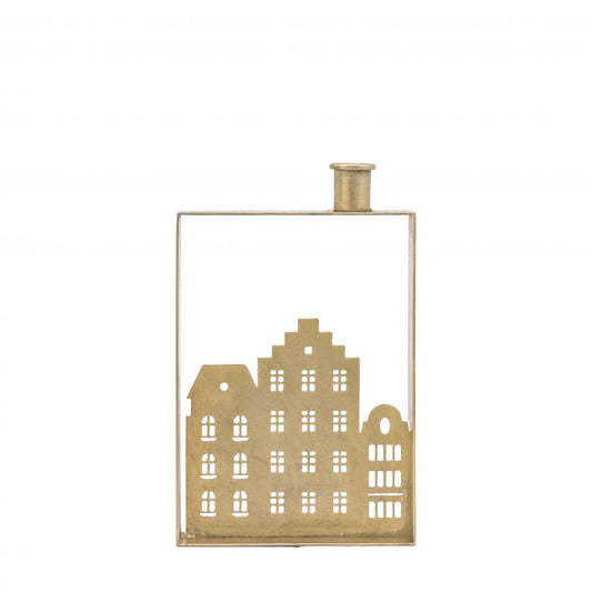 Golden Candle Holder