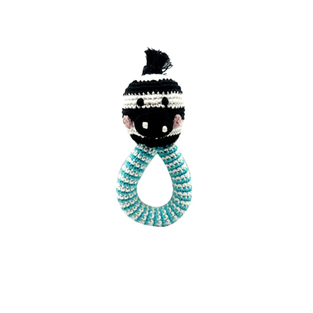 ZEBRA RING RATTLE