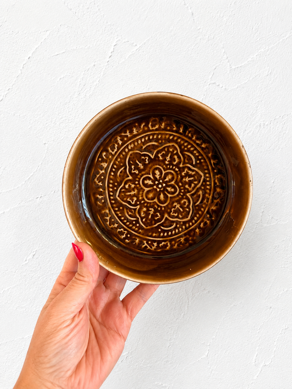 ENAMEL DISH 17CM