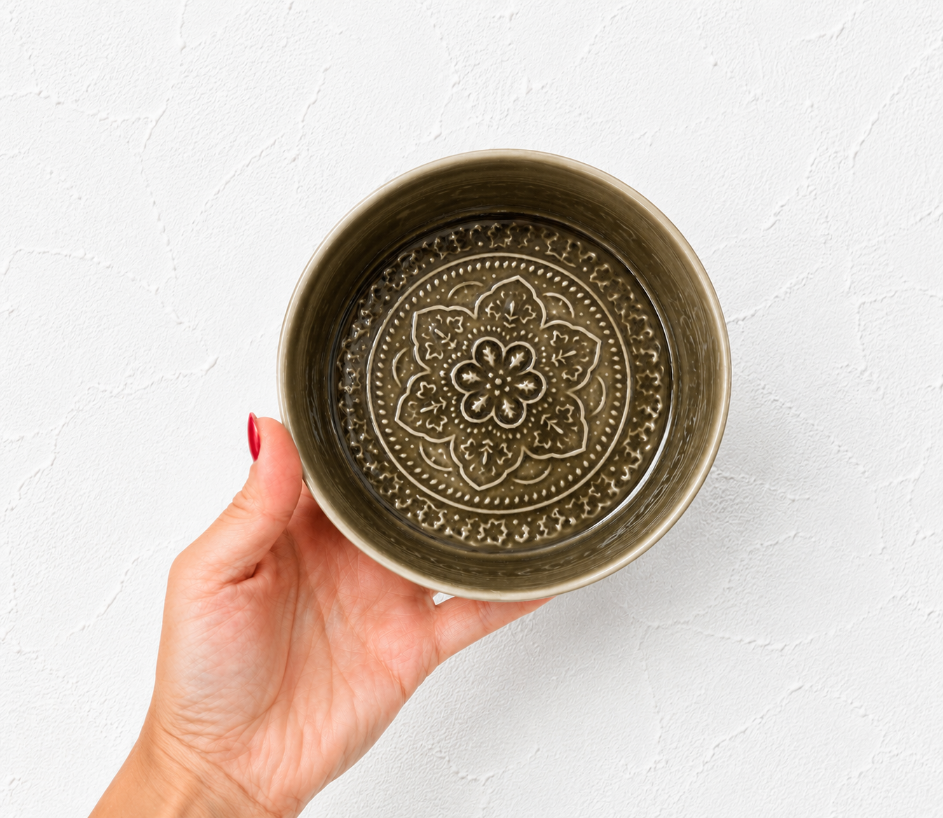 ENAMEL DISH 17CM