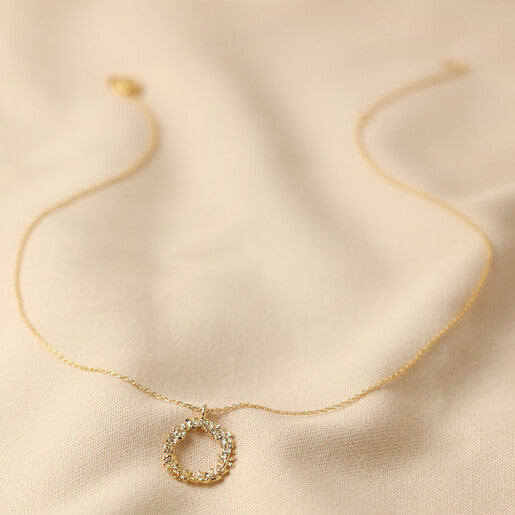 Floral Necklace, Gold