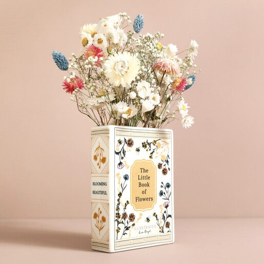 Floral Book Vase