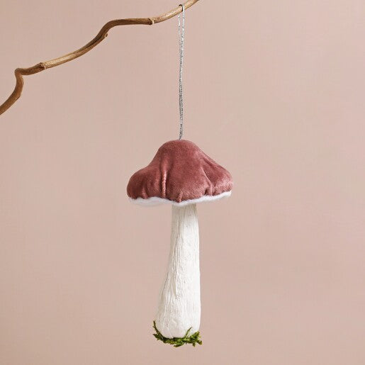 Mushroom Hanging Decoration, Pink