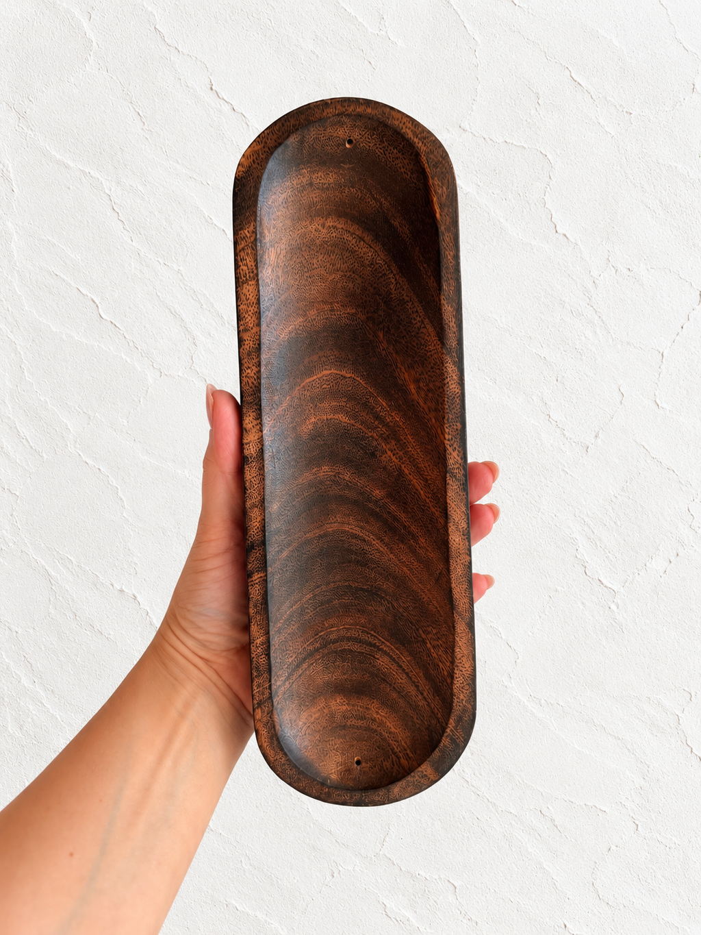 DUAL WOODEN INCENSE HOLDER