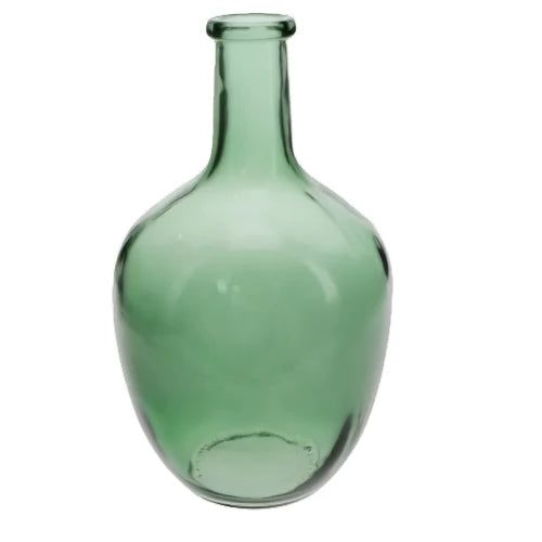 GREEN BOTTLE VASE