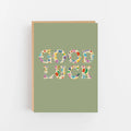GOOD LUCK, PATTERN CARD