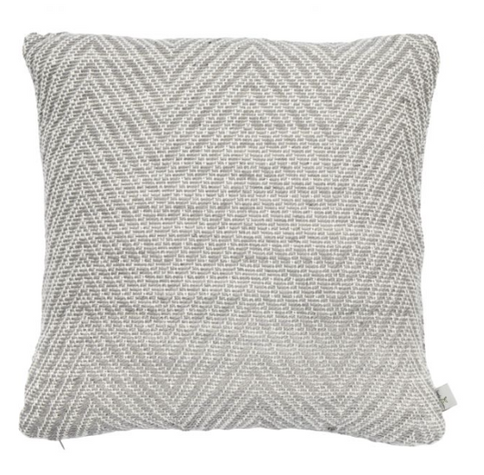 HERRINGBONE CUSHION, GREY