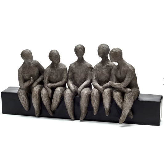 'Group Chat' Seated Sculpture