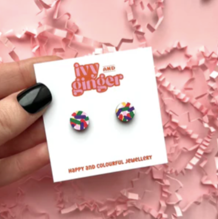 CONFETTI PRINT EARRINGS